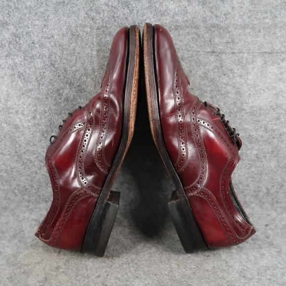 Florsheim Shoes Mens 10 Wingtip Oxfords Imperial Quality Classic Leather Formal main image 4